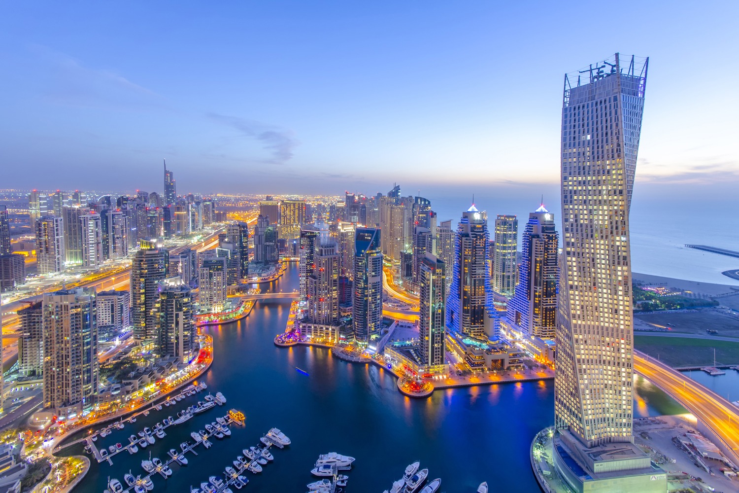 Le quartier de Dubai Marina