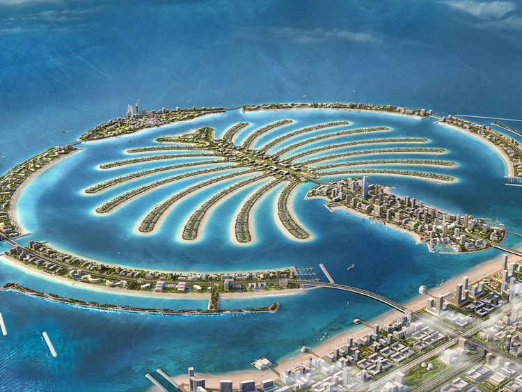 Les quartier de Jebel Ali et Palm Jebel Ali Dubai